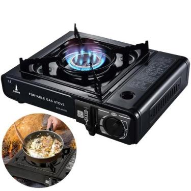 Imagem de Fogareiro à Gás Portátil Lorben 2900W Fogão Uma Boca Camping e Indoor