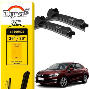 Imagem de Kit Limpador Parabrisa Palheta Dyna Original C4 Lounge Até 2018 para P