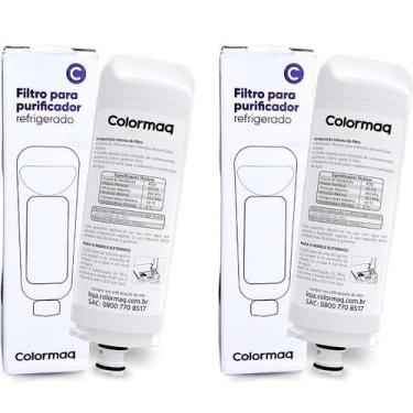 Imagem de Kit com 2 Refil Filtro Purificador Colormaq Eletronico Acqua