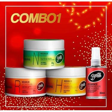Imagem de Combo 1 - Cronograma capilar + reparador de pontas - Bonittê Cosmetics