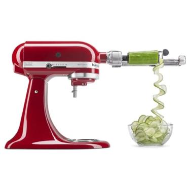 Imagem de KitchenAid Acessório Spiralizer Plus com casca, núcleo e fatia, prata