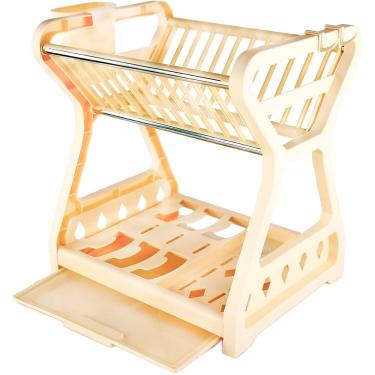 Imagem de Escorredor de Louças 12 Pratos com Porta Talheres e Copos