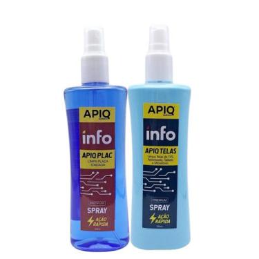 Imagem de Kit Info Apiq Telas 300 ML mais Info Apiq Plac 300 ML - Apiq Química