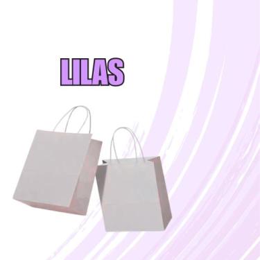 Imagem de Sacola de Papel Kraft C/10Un 10x16cm Lembrancinha Surpresa - LELU, Lil