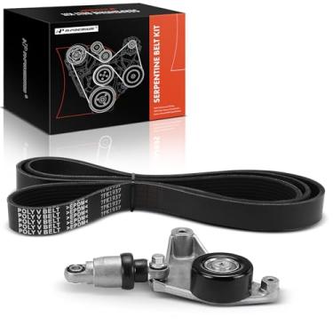 Imagem de A-Premium Kit de transmissão de correia serpentina do motor compatível com Toyota Camry 2001-2005/2002-2006, 2001-2007 Highlander, 2002-2007 Solara & Scion 2005-2006 tC - 2.0L 2.4L