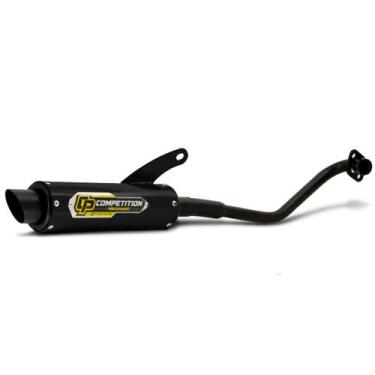 Imagem de Escapamento Competition Pro Tork Curva Preta Moto Honda Pop 110 2016 a