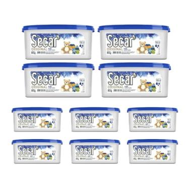 Imagem de Kit 10 Antimofo Secar 80g Original Casa Armário Cozinha Banheiro Guarda Roupa Despensa Umidade Biblioteca Documentos Eletrônicos (Kids)