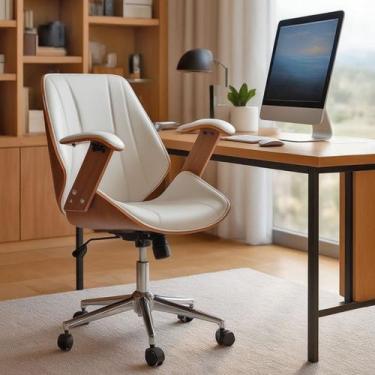 Imagem de Cadeira de Escritório Ergonômica Giratória Fratini Kopenhagen Diretor 