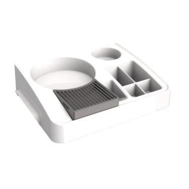 Imagem de Bandeja Organizadora Portátil Branca De Servir Chá Café Leite - Gici C