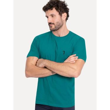 Imagem de Camiseta Aleatory Masculina Dark Grey Icon Azul Bondi-Masculino