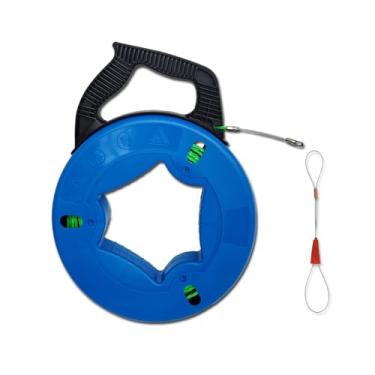 Imagem de YANBORUI Kit profissional de guia de haste de fio flexível de 4,5 mm para instalação de fiação elétrica com estojo de armazenamento 【40 m x 4,5 mm】