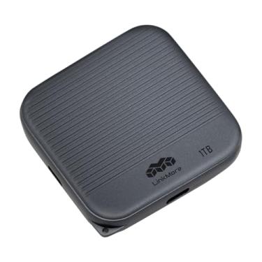 Imagem de LinkMore SSD externo magnético de 1 TB – leitura de 950 MB/s – para ProRes 4K – SSD portátil compatível com MagSafe, USB-C, USB-A, PC (NR P100)