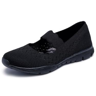 Imagem de Skechers Women's Seager-Power Hitter-Engineered Knit Mary Jane Flat