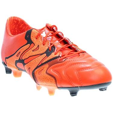 Imagem de Chuteiras esportivas masculinas Adidas X 15,1 Fg/Ag de couro, Laranja, 11.5