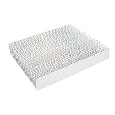 Imagem de Módulo de dissipador de calor de alumínio para dissipador de calor para dispositivos semicondutores de alta potência com 16 quilhas 120 mm x 100 mm x 18 mm, 1 Piece