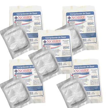 Imagem de Compressa De Gaze ESTÉRIL 13 Fios Hidrófila 500 Uni