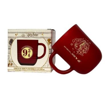 Imagem de Caneca de Vidro 300ml Harry Potter  Plataforma - Reliquias - Marca da 