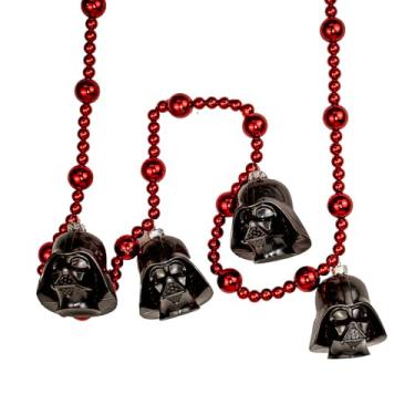 Imagem de Kurt Adler Guirlanda iluminada do capacete Star Wars Darth Vader de 10 cm