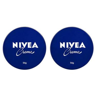 Imagem de NIVEA Creme Lata Kit com 2 Unidades  Hidratante NIVEA 56g, Kit