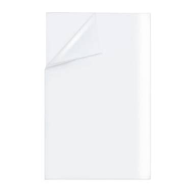 Imagem de Lençol de cima Enjoy Life com apenas 300 fios, 100% algodão, qualidade de hotel de luxo, lençóis de percal frescos e nítidos super macios, tamanho king, branco (King)