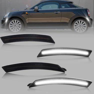 Imagem de GSOWO Luzes de LED brancas para Mini Cooper R55 R56 R57 R58 R58 R59 R60 R61 2007-2013/14, refletores, 4 peças