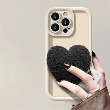 Imagem de Capa de telefone Love Heart para Samsung Galaxy S25 S24 S23 S22 S21 Ultra Plus FE A32 A13 A33 A34 A16 Capa macia, branca, para Samsung S24Ultra