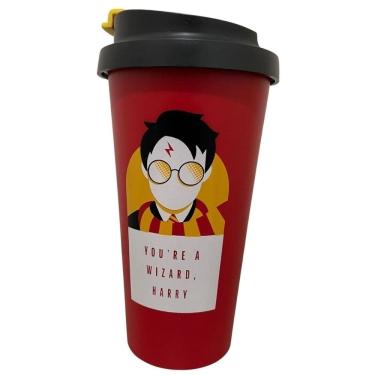Imagem de Copo Viagem Bucks com Tampa Harry Potter - ZonaCriativa