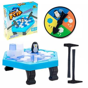 Imagem de Jogo Infantil Quebra Gelo Armadilha Do Pinguim Brinquedo De Mesa Para 