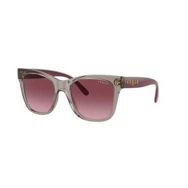 Imagem de Óculos de Sol Vogue Eyewear 0VO5428SL 29408H Tam 55 / Marrom Claro - Lentes Rosa Gradiente