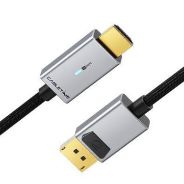 Imagem de Cabo Displayport Para HDMI 4k, 60hz, 1,8m - Cabletime