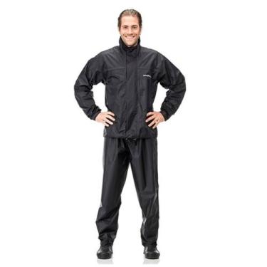 Imagem de Capa De Chuva Motoqueiro Motoboy Nylon Pantaneiro Com Gola , GG