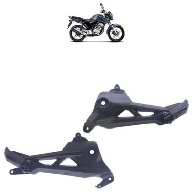 Imagem de Par Bacalhau Suporte Pedaleira CG 160 Fan 2018 2019 2020 2021 2022 202