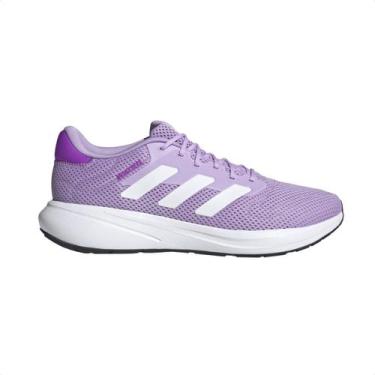 Imagem de Tênis Running Feminino Adidas Response Runner Roxo, Powplu, Ftwwht, Pu