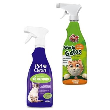 Imagem de Repelente Educador para Gatos, Xô Gatinho PetClean e Afasta Gatos, 500ml