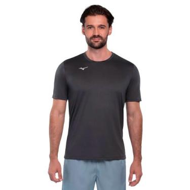 Imagem de Camiseta Masculina Mizuno Energy 2.0 Treino Cinza Escuro, Cinza escuro