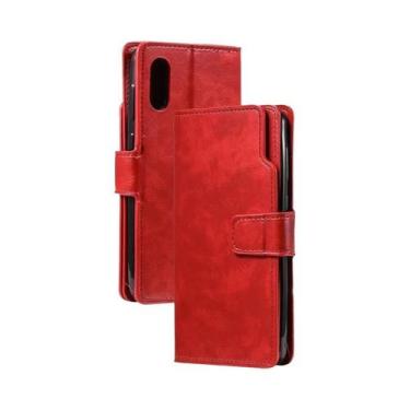 Imagem de Capa De Couro Para Carteira Para Samsung Galaxy S24 Ultra S23 FE S22 S