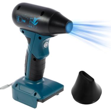 Imagem de Mini soprador a jato seco 130000RPM ventilador portátil de jato ajustável mini soprador de ar espanador soprador de jato elétrico ventilador de jato mini ventilador violento sem bateria para limpeza