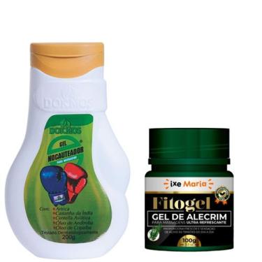 Imagem de Kit Alivio imediato 1 Gel massageador Nocauteador 200g Dokmos 1 Gel Ma