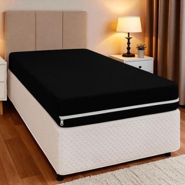 Imagem de Capa Protetora Colchão Solteiro Com Zíper Malha Gel Luxo - BOB SHOP BO