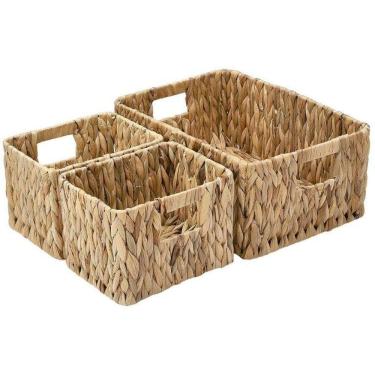 Imagem de Conjunto 3 Cestos Natural Just Home Collection