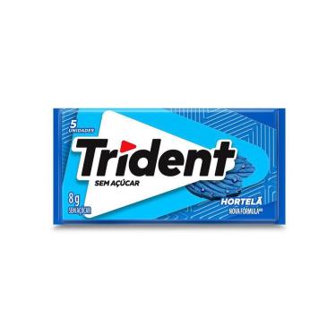 Imagem de Chiclete Trident Hortelã 8g com 5 Unidades