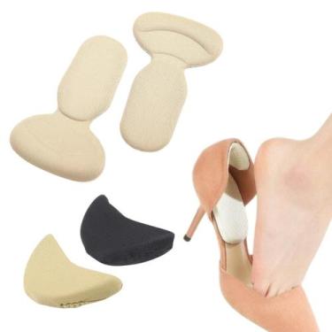 Imagem de Kit Protetor Dedos + Protetor Calcanhar Grande Confortável Salto Alto 
