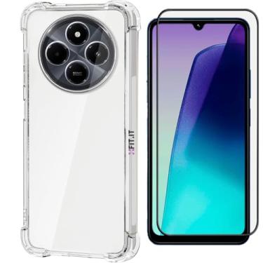 Imagem de Kit Capa Tpu Antiquedas e Película Protetora de Tela 5D para Xiaomi Poco C75