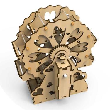 Imagem de Kit Robótica Educacional STEM Roda Gigante MDF - Maker Store