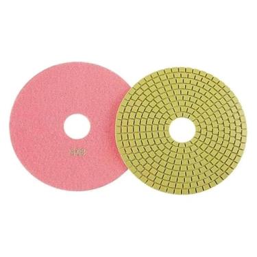 Imagem de BYYINGSUS 1 almofada de polimento de diamante de 20 cm 200 mm disco de polimento de diamante para polimento de mármore granito pedra de concreto lixar polimento de moagem