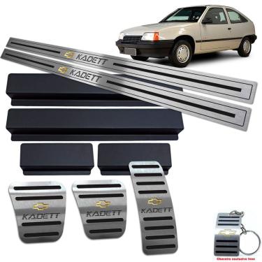 Imagem de Pedaleira Manual Soleira Preto Baixo Relevo Chevrolet Kadett