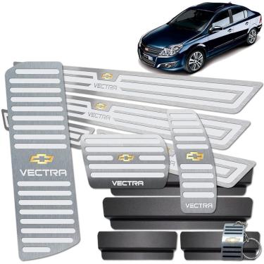 Imagem de Descanso Soleira Pedaleira Automático Prata Vectra 2006 A 11