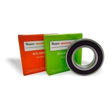 Imagem de Kit de 2 Rolamentos 6006 para Lavadora Brastemp e Consul - Whirlpool