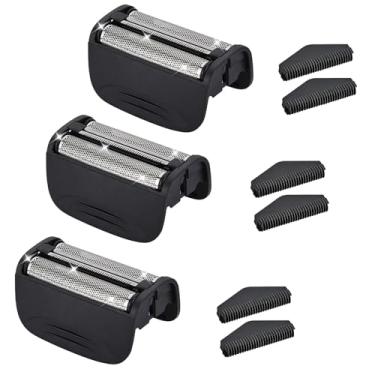 Imagem de Cabeça de substituição de barbeador compatível com os modelos Remington Foil Shaver PF7400, PF7500 e PF7600 (preto (3 peças))