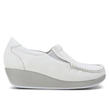 Imagem de Mocassim Usaflex Anabela Ref 5743pl Branco 35